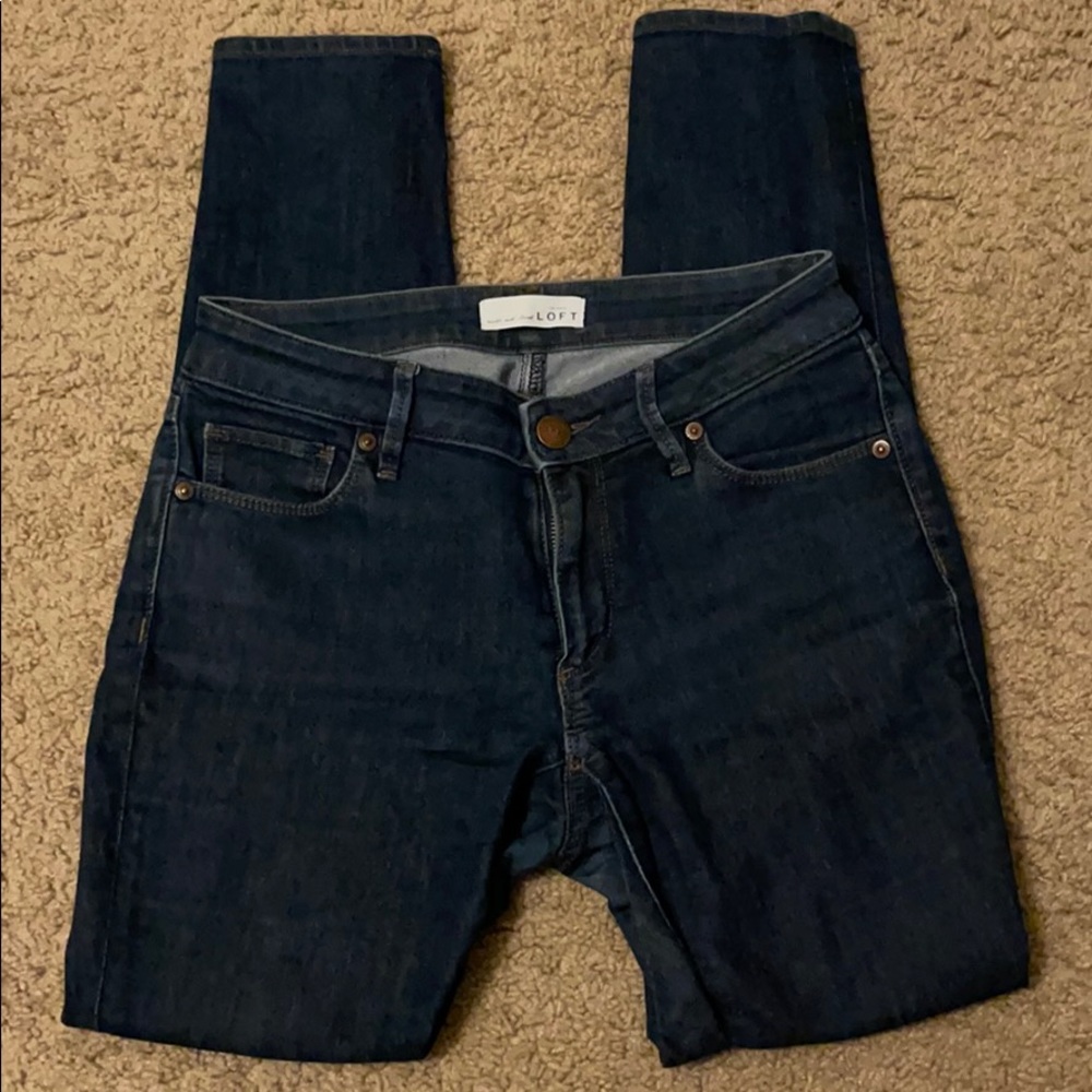 LOFT curvy skinny jeans